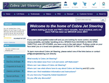 Tablet Screenshot of cobrajetsteering.com